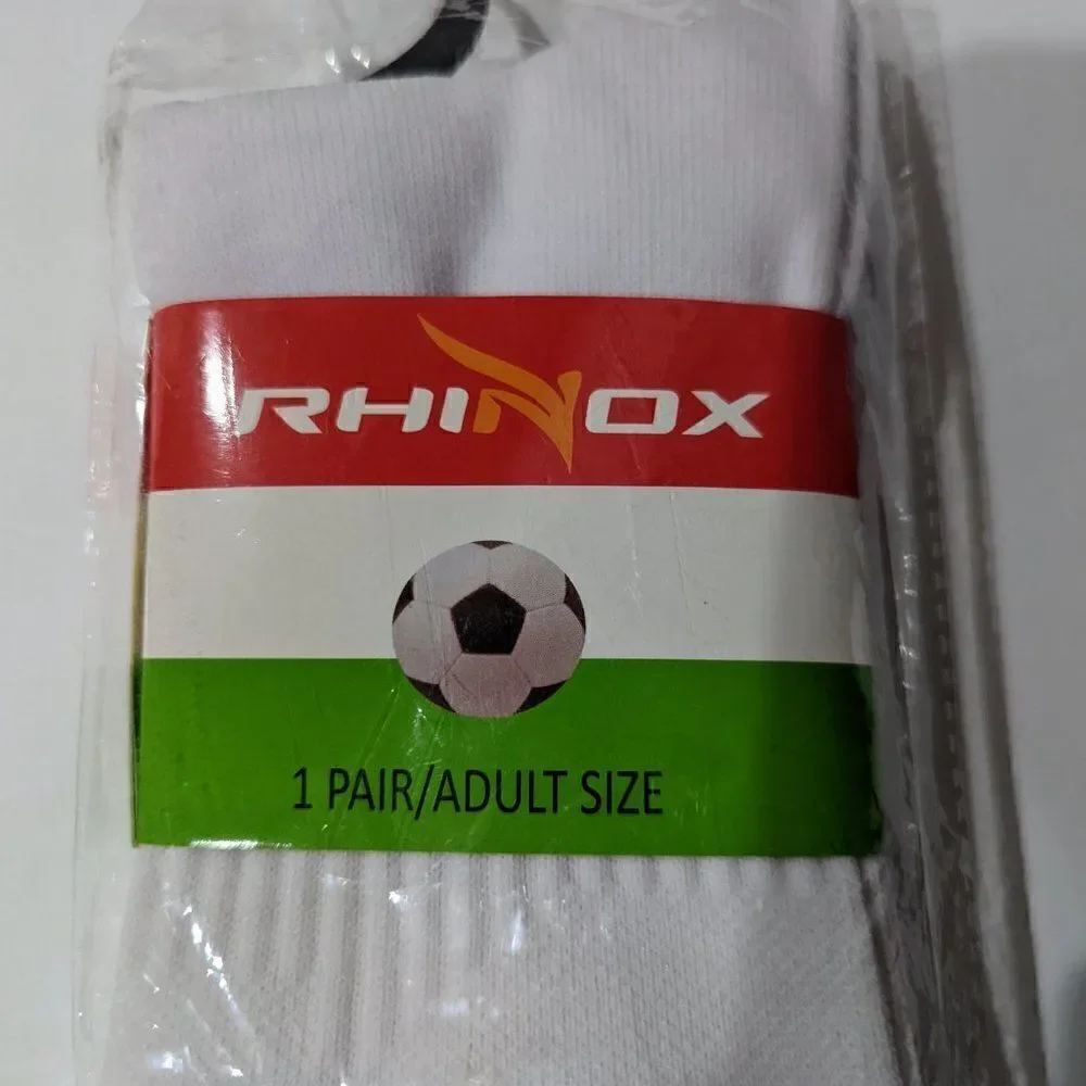 BNWT Rhinox White Soccer Socks‎